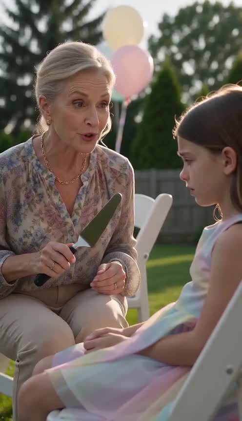 The Birthday Dress Evelyn Cut in Public Became the Lie Her Family Could No Longer Protect