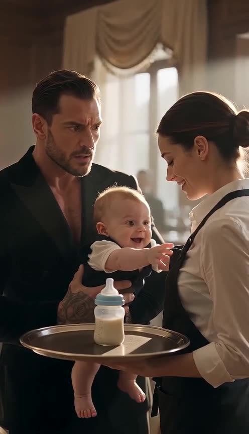 The Mafia Boss’s Baby Reached For One Waitress And Revealed A Hidden Family Secret