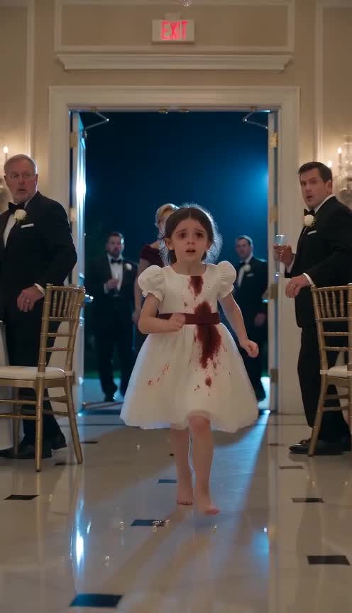 The Flower Girl Who Ran Barefoot Into a Wedding Built on Silence