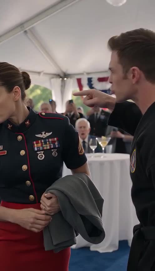 The Woman He Struck at the Veterans Reception Carried a Name His Family Had Buried Twice