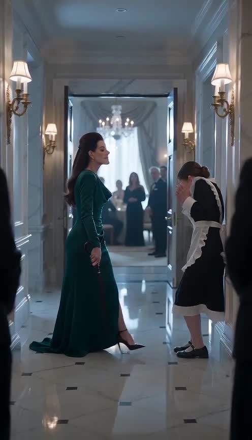 He Covered the Humiliated Maid With His Coat and Ended His Fiancée’s Cruel Game