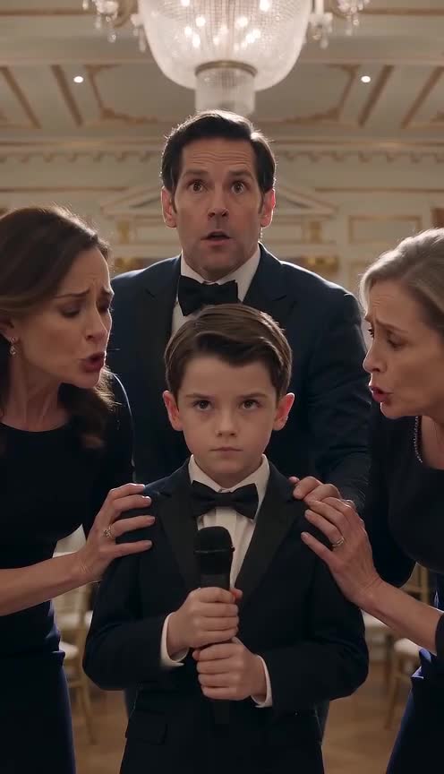 The Little Boy’s Secret Left His Family Speechless In The Ballroom