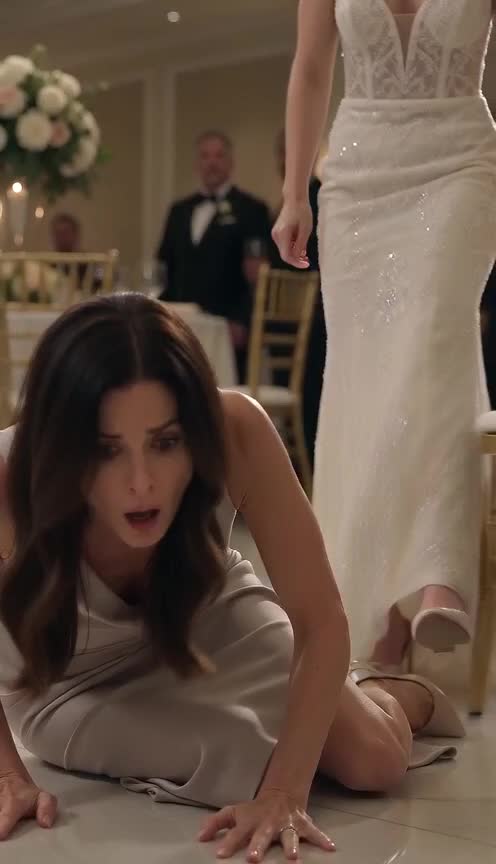 At Her Wedding, She Pulled the Chair Away—Then the Mafia Boss Walked Over
