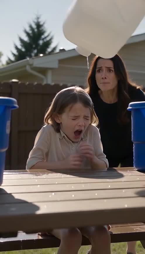 She Was Soaked in Front of Her Daughter Until His Secret Came Out