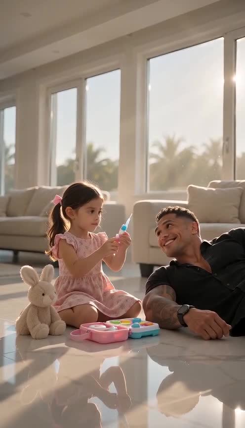 The Little Girl's Toy Checkup Reveals The Heart Behind A Tough Man's Smile