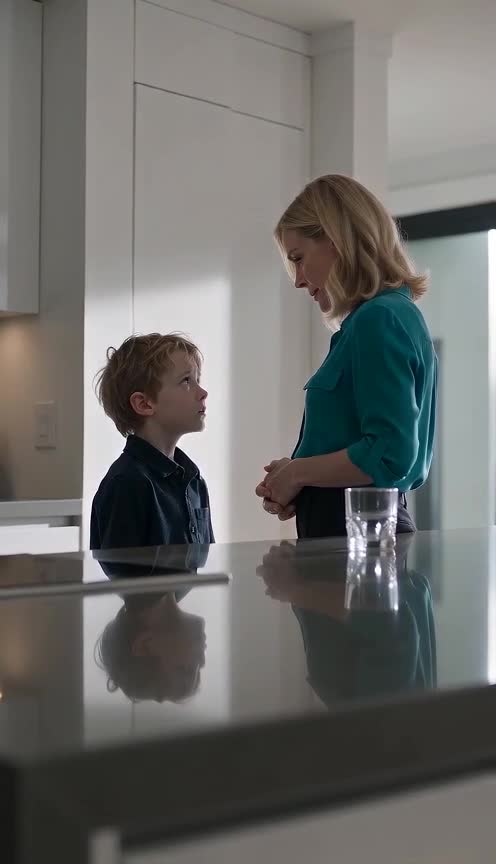 Boy’s Hidden Plea Forces a Woman’s Secret to Surface Under the Watchful Eye of a Security Camera