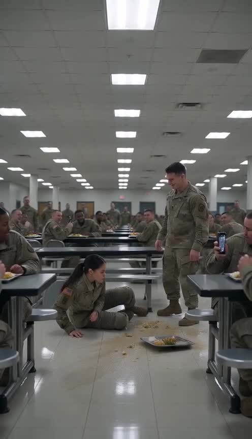 He Humiliated a Quiet Soldier Until Her Hidden Complaint Form Silenced the Entire Mess Hall