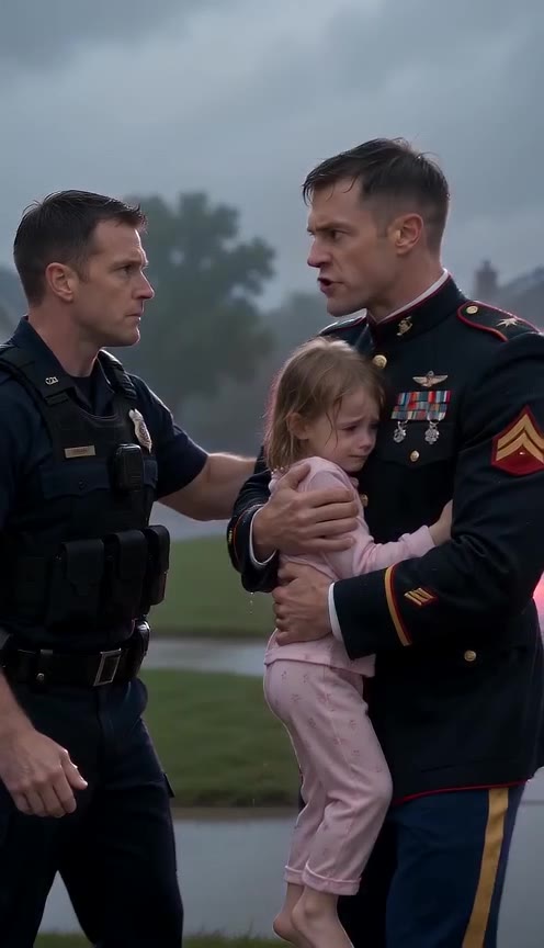 My Daughter Was In Danger Until Her Military Father Came Home Through The Storm