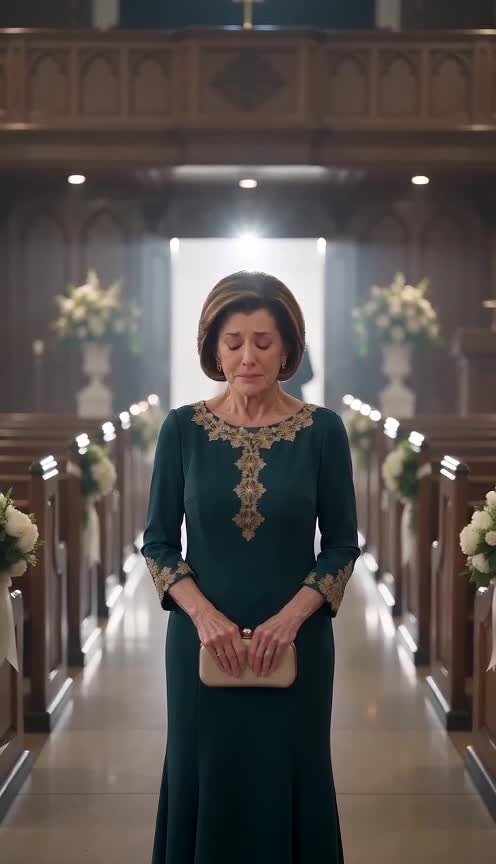 The Tearful Woman Who Arrived At The Wedding Was Not There To Celebrate