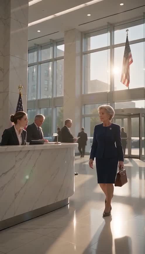 Elderly Woman Hands Over a Document That Reveals a Truth Hidden for Years