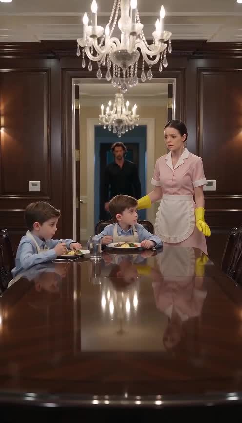 The Stranger At The Door Stunned The Children During Dinner