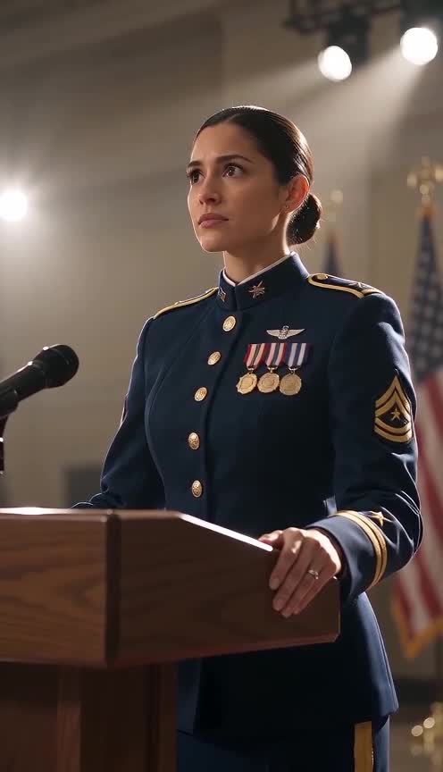 She Collapsed at a Military Ceremony—Then Her Medal Made the Entire Room Go Silent