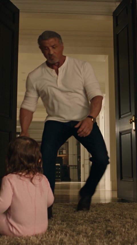 She Called It a Game Until Grandpa Stallone Walked In and Saw His Little Girl Crying