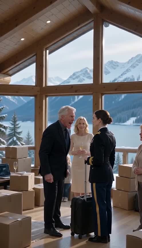 Military Woman Returns With Evidence That Exposes a Family’s Hidden Truth Inside Their Luxury Home