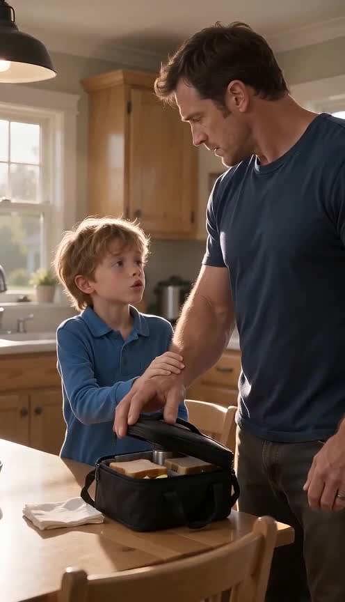 My Son Saw Dad Throw Away His Lunch Then We Discovered His Secret