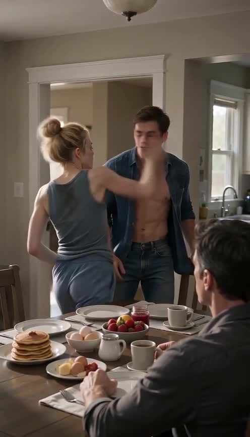 He Hit Her Then Froze When Her Brother Was Waiting At Breakfast