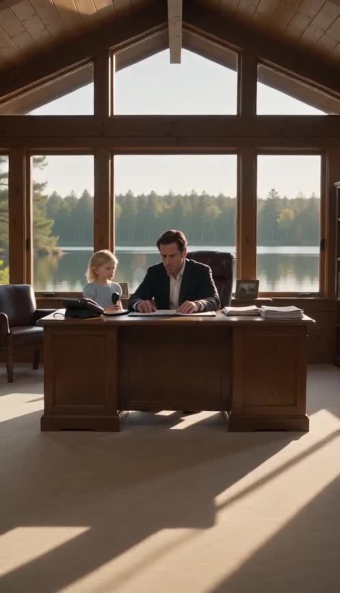 A Little Girl Holds the Phone as Her Father Hears a Voice From a Forgotten Past