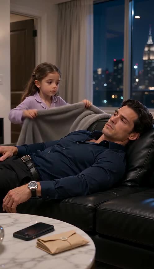 Mafia Boss Pretended to Sleep Until a Little Girl’s Six Words Broke His Heart