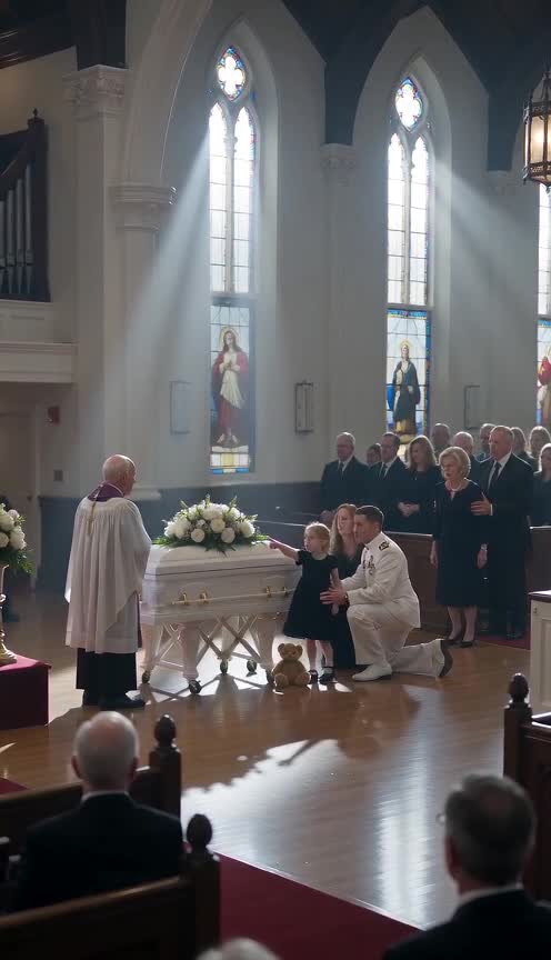 Little Girl Interrupts A Funeral With A Claim That Leaves The Church Stunned