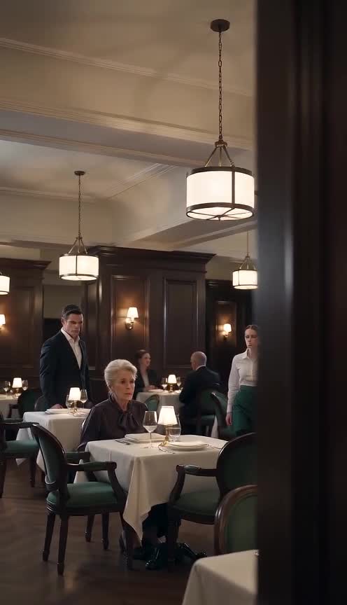 The Waitress Witnessed A Disturbing Secret Hidden During A Quiet Family Dinner