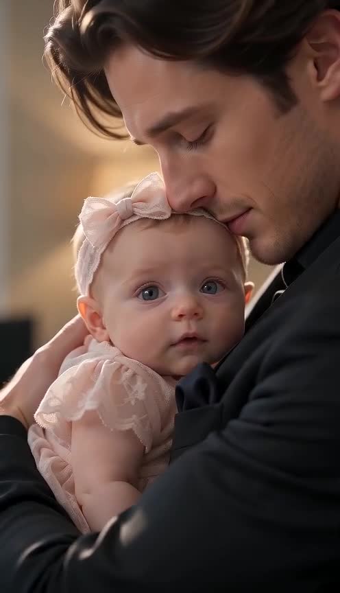 A Father’s Tender Embrace With His Newborn Daughter Captures A Bond Built To Last
