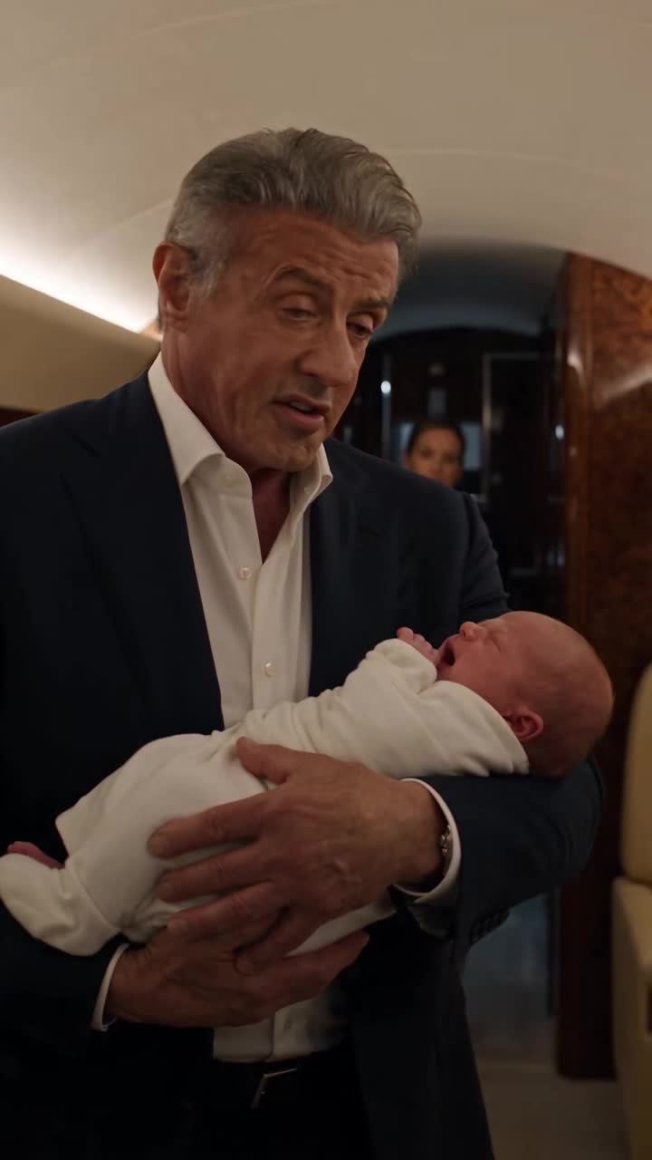 A Powerful Stranger Struggled With a Crying Baby Until a Sleeper Changed Everything