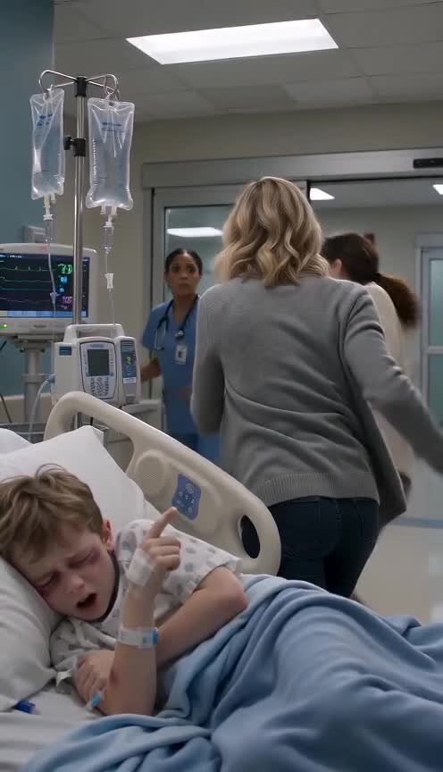 My Dying Son Pointed at Grandma and Whispered One Word That Changed Everything