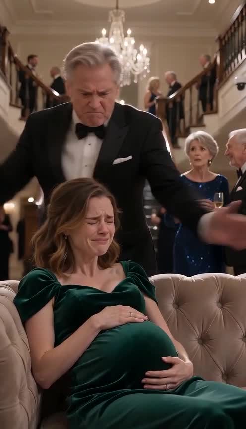 Pregnant Daughter Thrown Down Stairs at Family Party, Then Grandpa Revealed the Truth