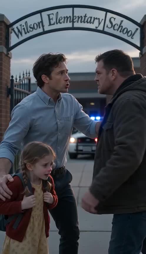 Teacher Stood Between A Little Girl And The Man She Feared Most