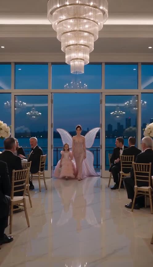 The Mother And Daughter In Matching Gowns Who Stunned An Entire Ballroom With Their Unexpected Arrival