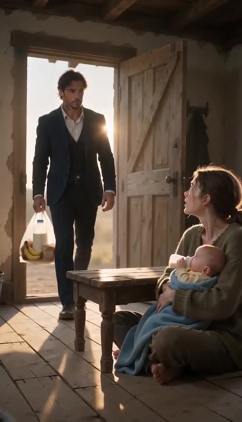 The Man Who Returned With Groceries For The Mother And Baby He Left Behind