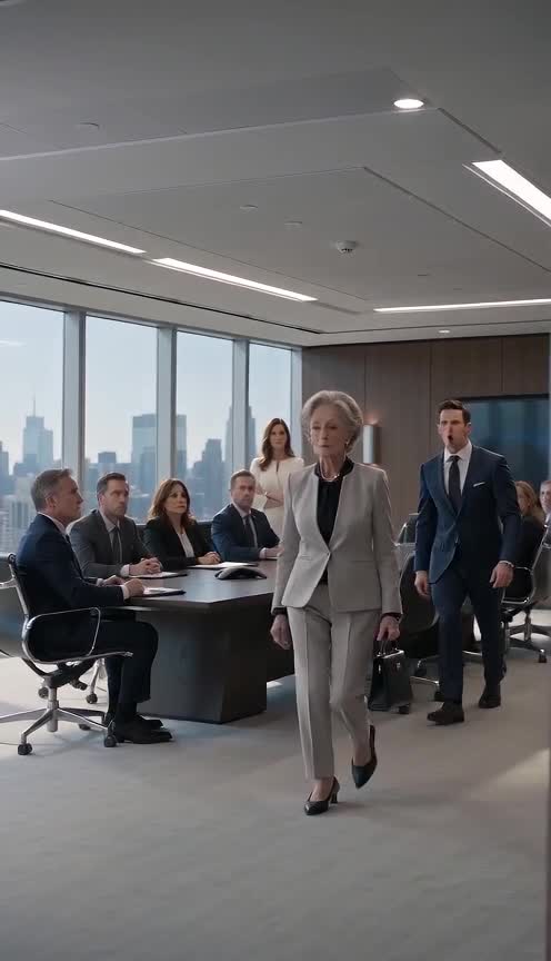 Her Silence Shook the Boardroom When a Public Accusation Forced an Elderly Executive to Reveal the Truth Behind Years of Secrecy