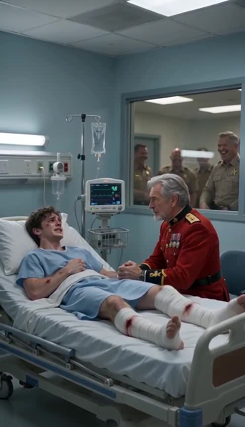 The Injured Young Man Was Mocked In A Hospital As An Older Man Revealed His Quiet Fury