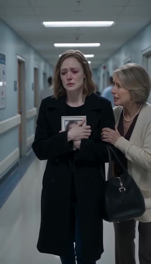 Mother Holds Her Daughter’s Photo Beside Her Hospitalized Husband, Uncovering A Painful Truth Behind His Final Words