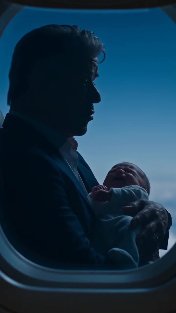 A Lonely Father Held a Crying Newborn on a Flight, Then a Stranger Changed Everything