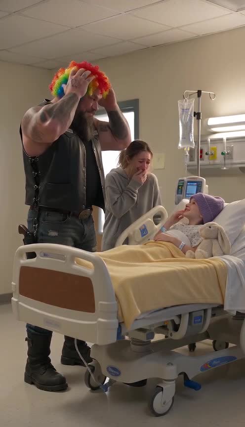 The Biker Dad’s Rainbow Wig Hid A Secret Nobody Saw Coming