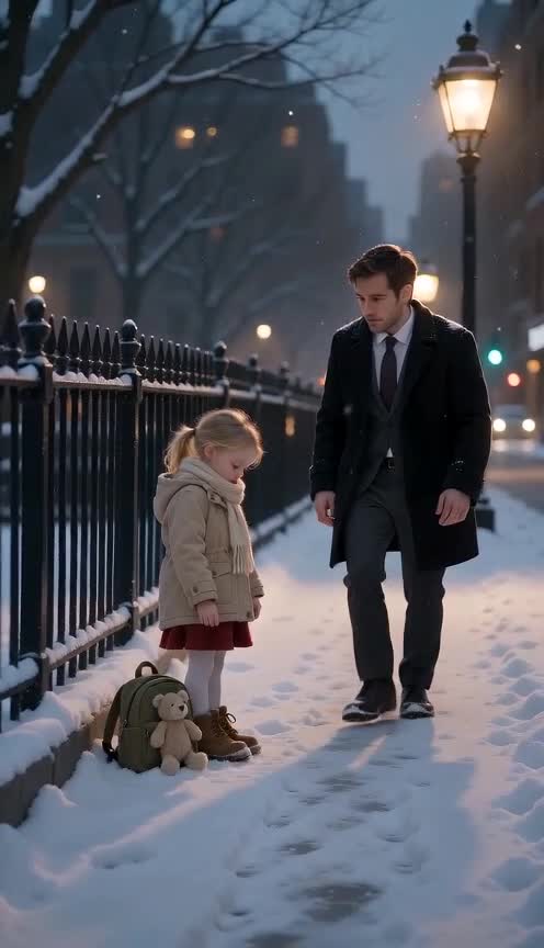 A Little Girl’s Search Leads To A Startling Encounter In The Snow