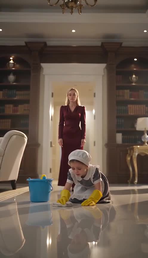Little Girl Begged For Her Mom’s Job Until The Mansion Owner Found Her Secret