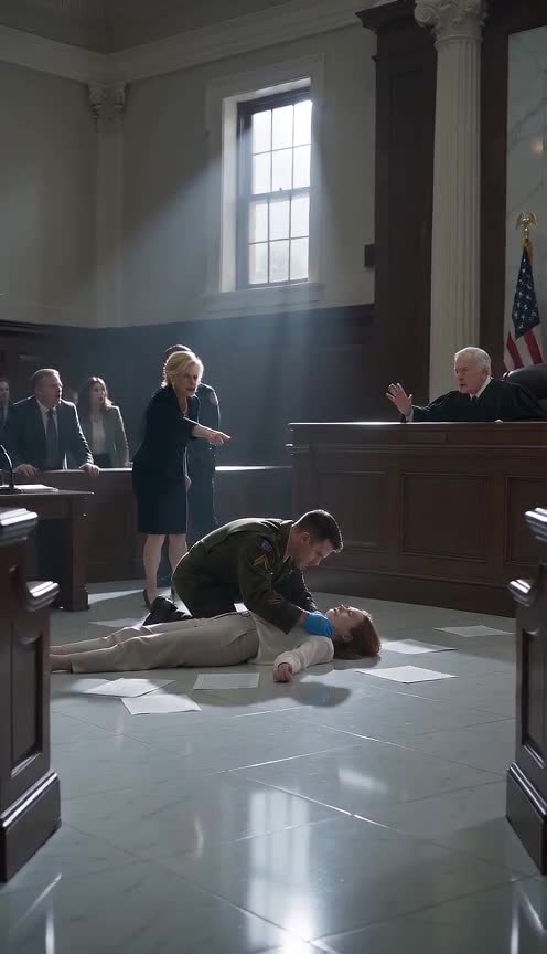 The Woman Who Collapsed in Court Left Everyone Questioning the Hidden Truth Behind the Chaos