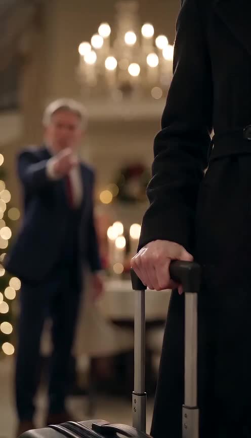 Woman Arrives With A Suitcase And Exposes A Hidden Truth At The Family Christmas Dinner