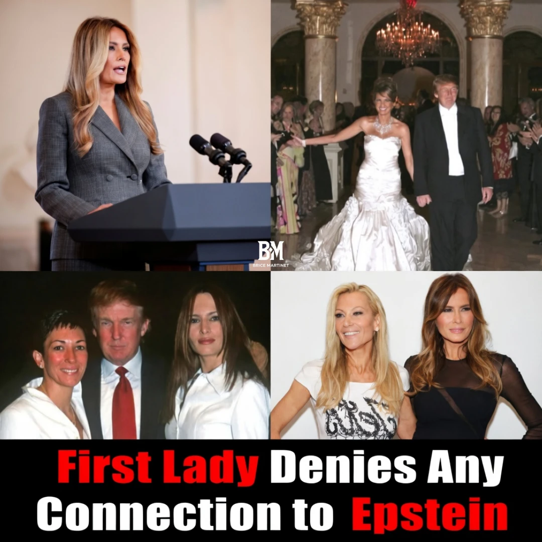 FIRST LADY DENIES ANY CONNECTION WITH EPSTEIN