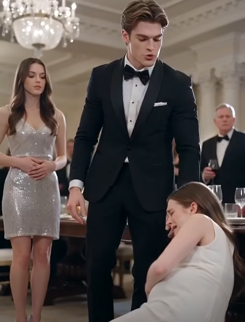 My husband slammed me into a polished mahogany banquet table at an elite charity gala to shield his wealthy mistress, completely forgetting I was seven months pregnant—until the ballroom doors opened and the Governor walked in, calling me his...