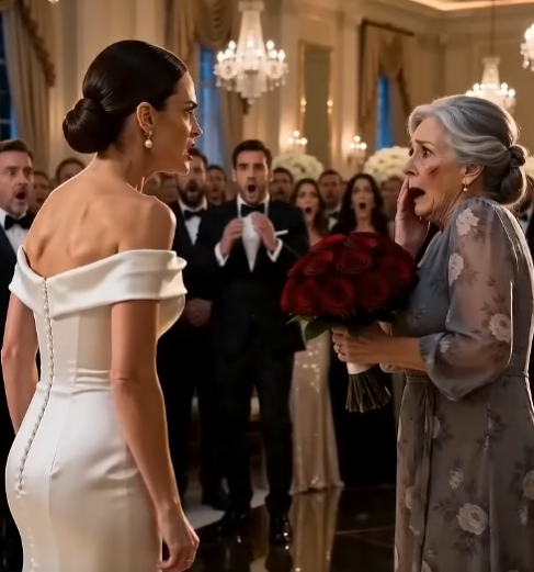 The Bride Slapped His Mother Under the White Rose Arch, and the Groom Ended the Wedding Before the Vows Began