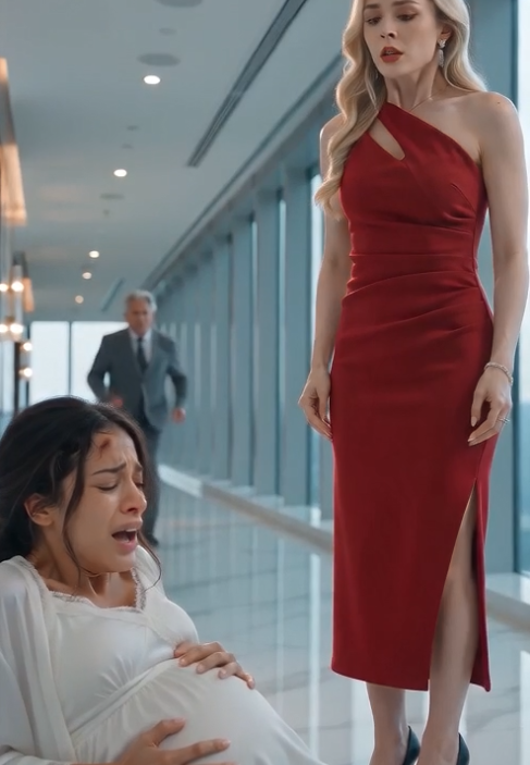 My husband's mistress thought she'd won the moment she shoved me onto the freezing marble floor of Rosemont Medical Center