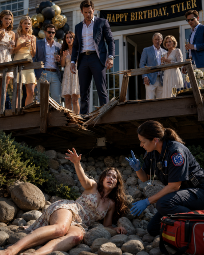 Three Days After Grandma Left Me Everything, My Brother Pushed Me Off a Deck—Then the Paramedic Called the Police