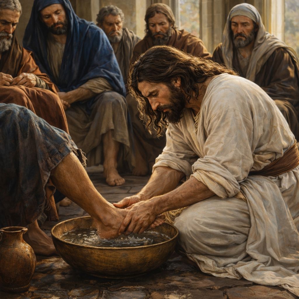 ¿QUÉ SIGNIFICA QUE JESÚS LAVARA LOS PIES A SUS DISCÍPULOS? CUANDO EL QUE TIENE AUTORIDAD SE HUMILLA Y EXPONE LO QUE NADIE QUIERE HACER