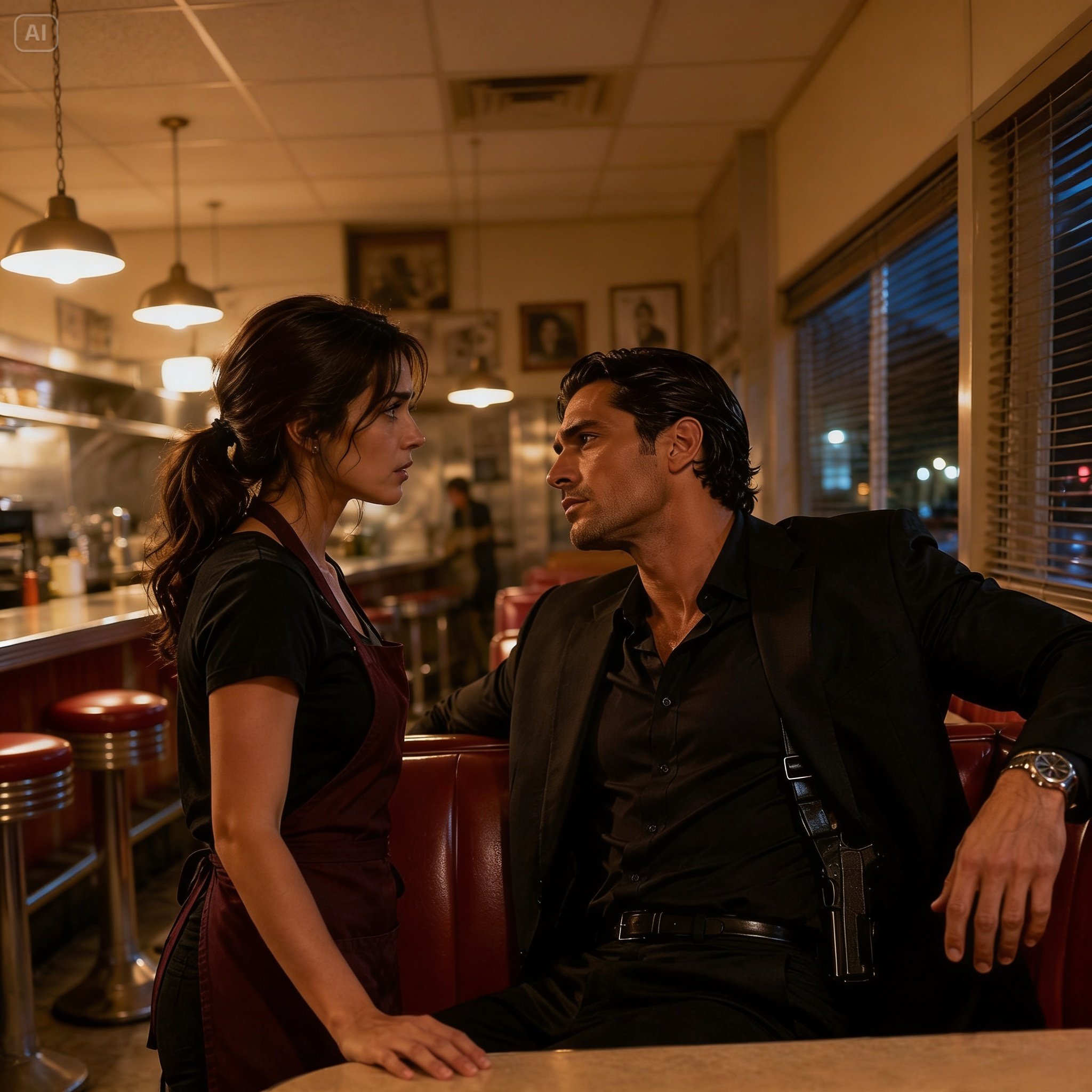 She Was Closing Her Father’s Dying Diner When Manhattan’s Most Feared Mafia Boss Walked In, Asked for Dinner for Two, and Changed Her Life Forever