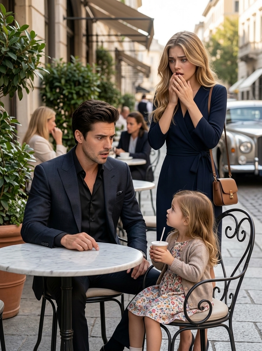 The Little Girl Said: “Can I Sit Here Until My Mom Comes?” The Mafia Boss Said Yes. When Her Mother Walked In and Saw Who She Was Sitting With, She Couldn’t Move.