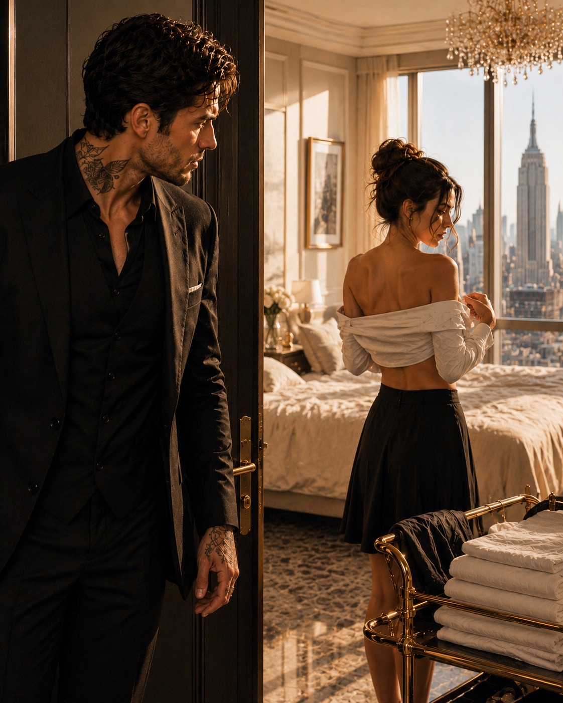 The Billionaire Mafia Boss Opened the Wrong Door