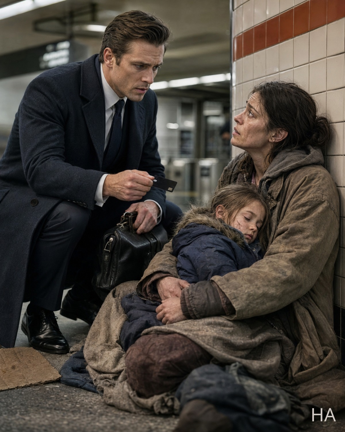 A Billionaire Gave His Credit Card to a Homeless Single Mom for 24 Hours… The First Thing She Bought Made Him Break Down